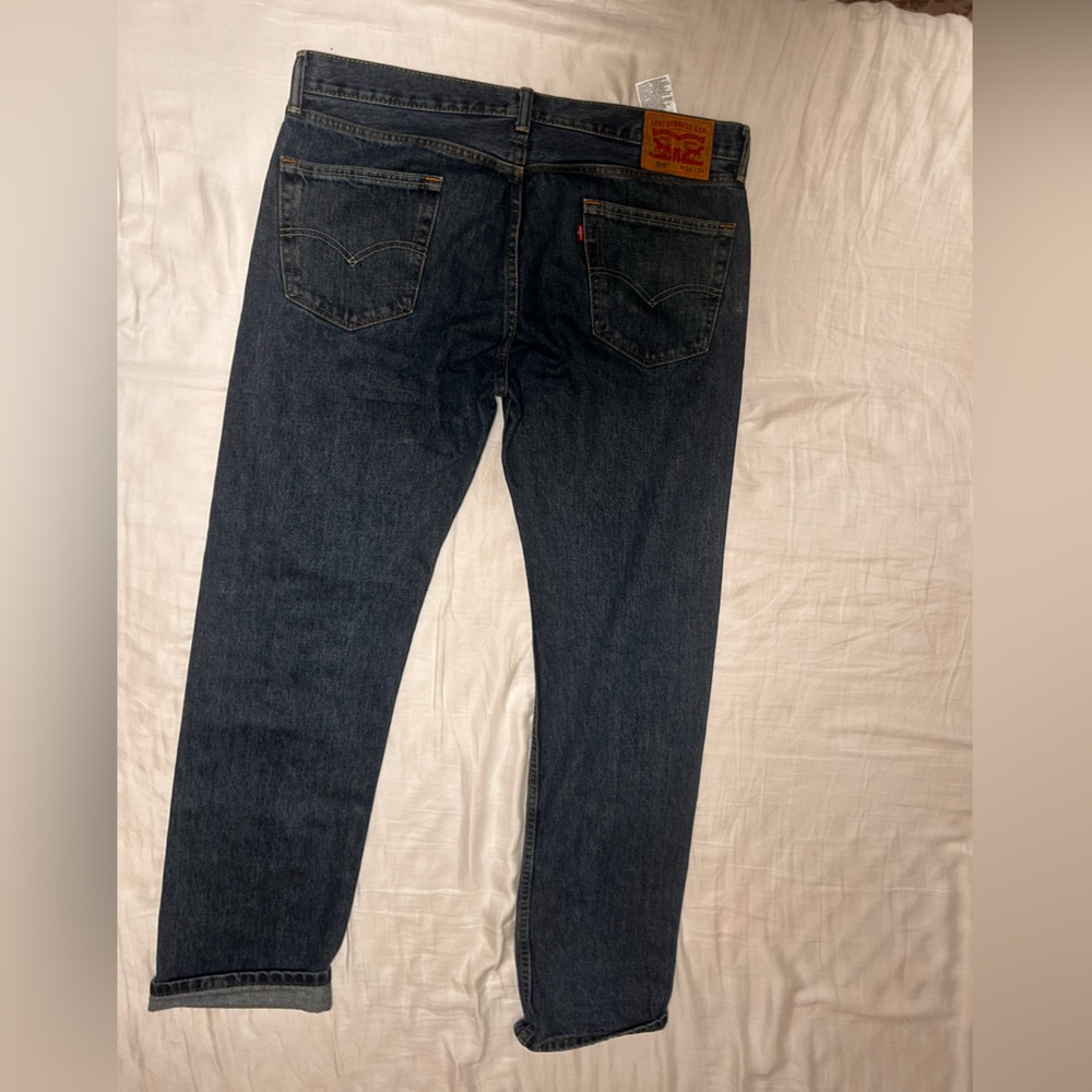 Levi's Dark Blue Straight Jeans